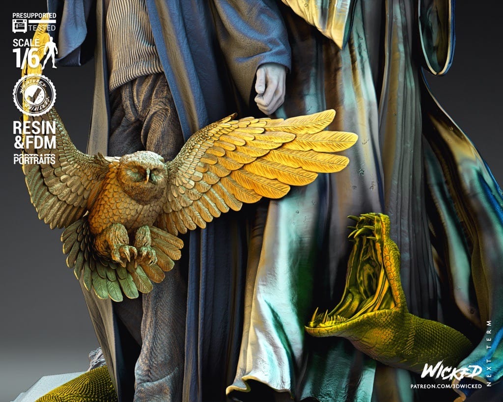 P站图纸印象馆 3DWicked 哈利波特和伏地魔 3DWicked 哈利波特和伏地魔