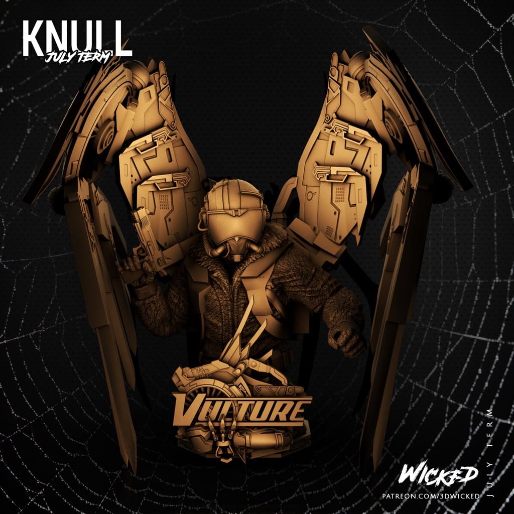 P站图纸印象馆 3DWicked 漫威 蜘蛛侠 秃鹫 3DWicked 漫威 蜘蛛侠 秃鹫