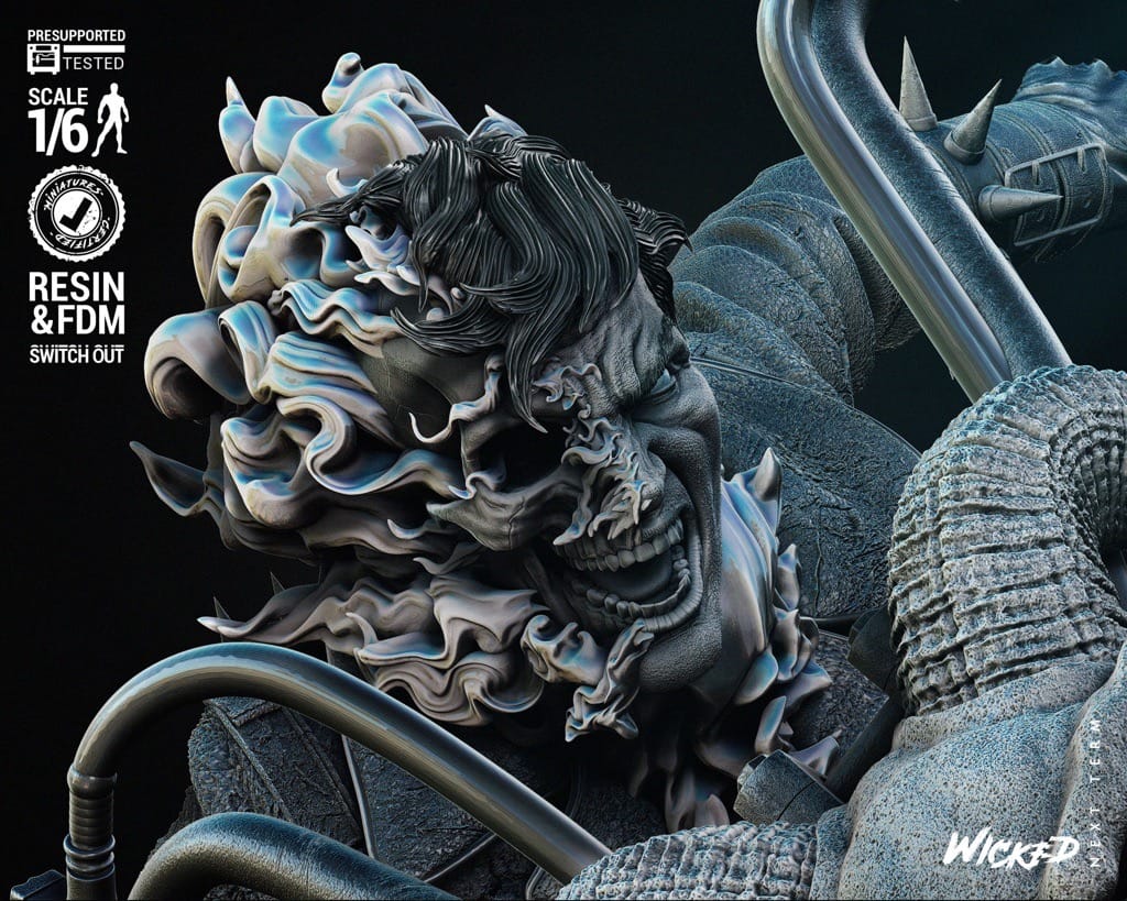 P站图纸印象馆 3DWicked 漫威 恶灵骑士 强尼·布雷泽 3DWicked 漫威 恶灵骑士 强尼·布雷泽