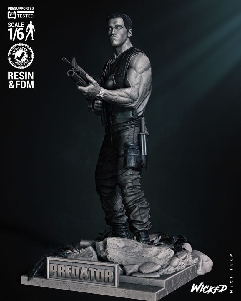 P站图纸印象馆 3DWicked 漫威 铁血战士 达奇 3DWicked 漫威 铁血战士 达奇