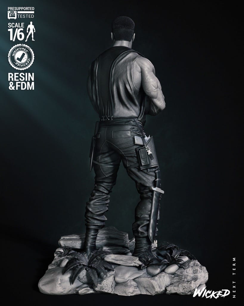 P站图纸印象馆 3DWicked 漫威 铁血战士 达奇 3DWicked 漫威 铁血战士 达奇