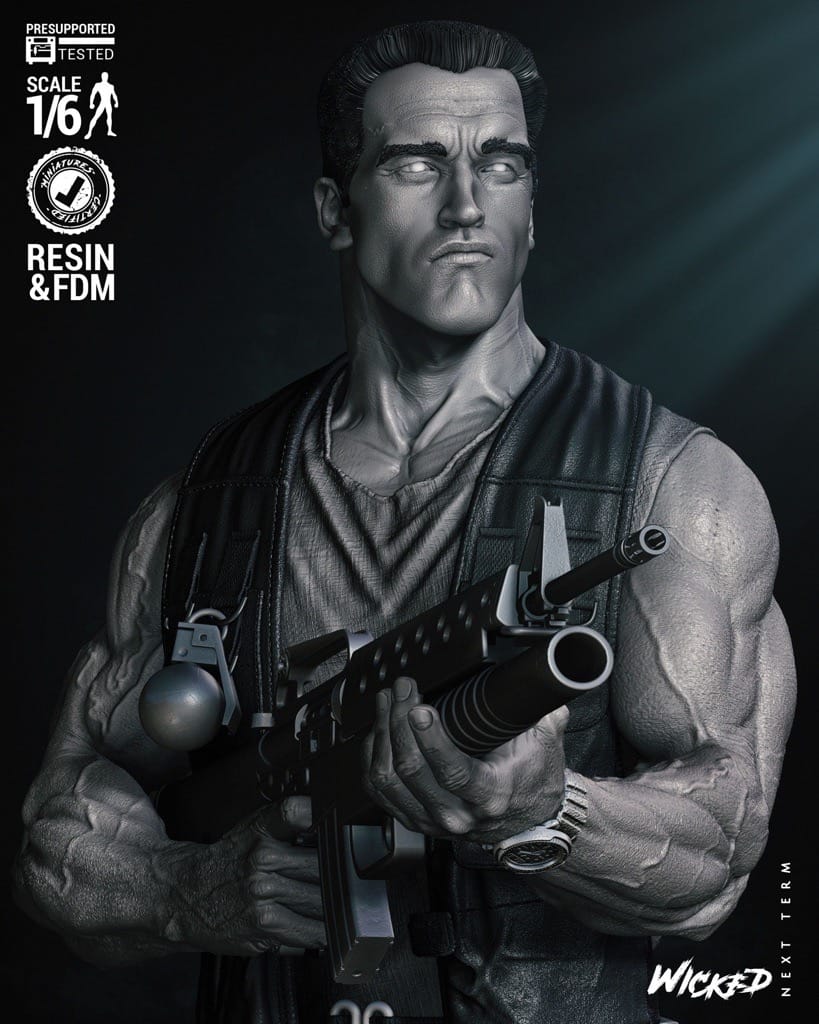 P站图纸印象馆 3DWicked 漫威 铁血战士 达奇 3DWicked 漫威 铁血战士 达奇