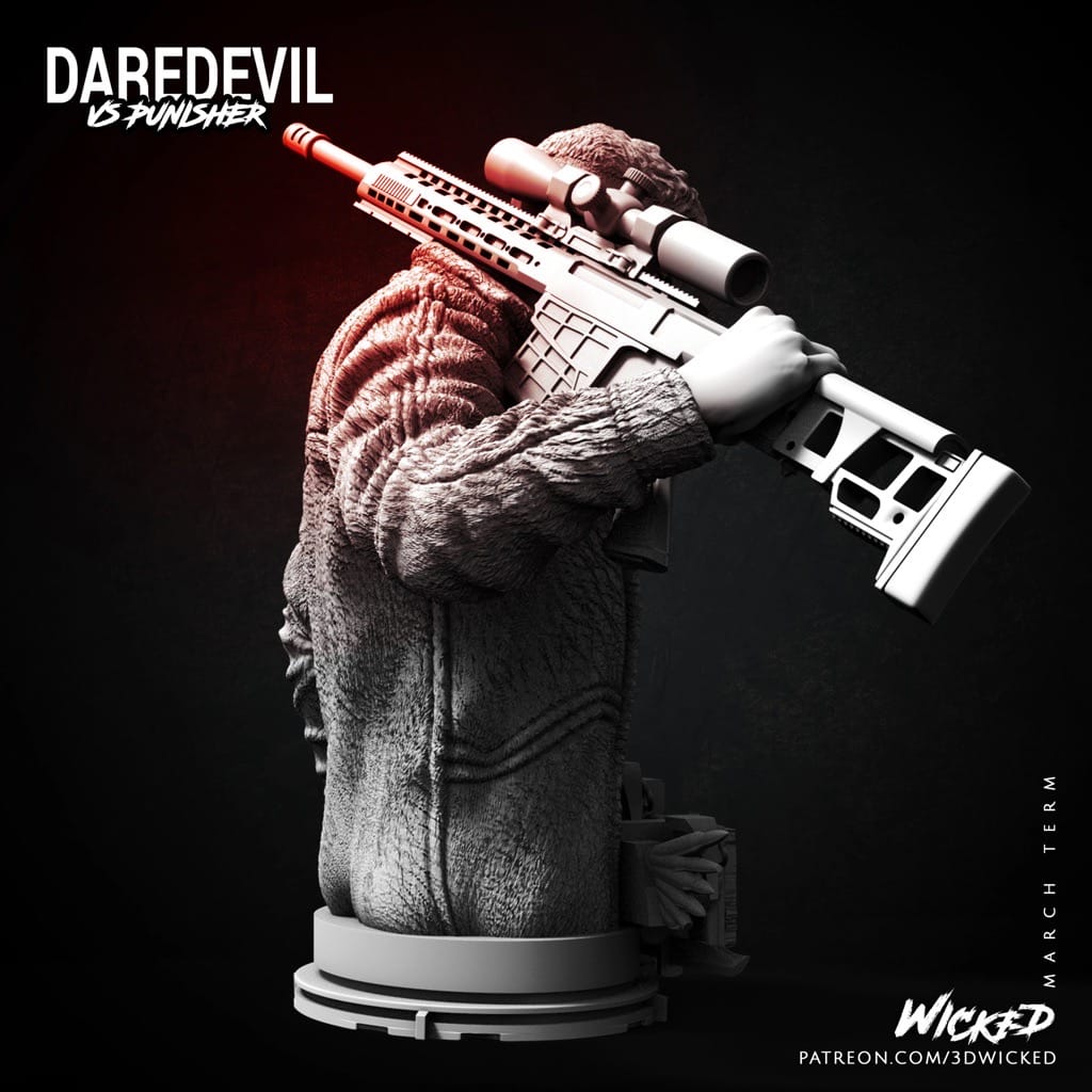 P站图纸印象馆 3DWicked 漫威 惩罚者 3DWicked 漫威 惩罚者
