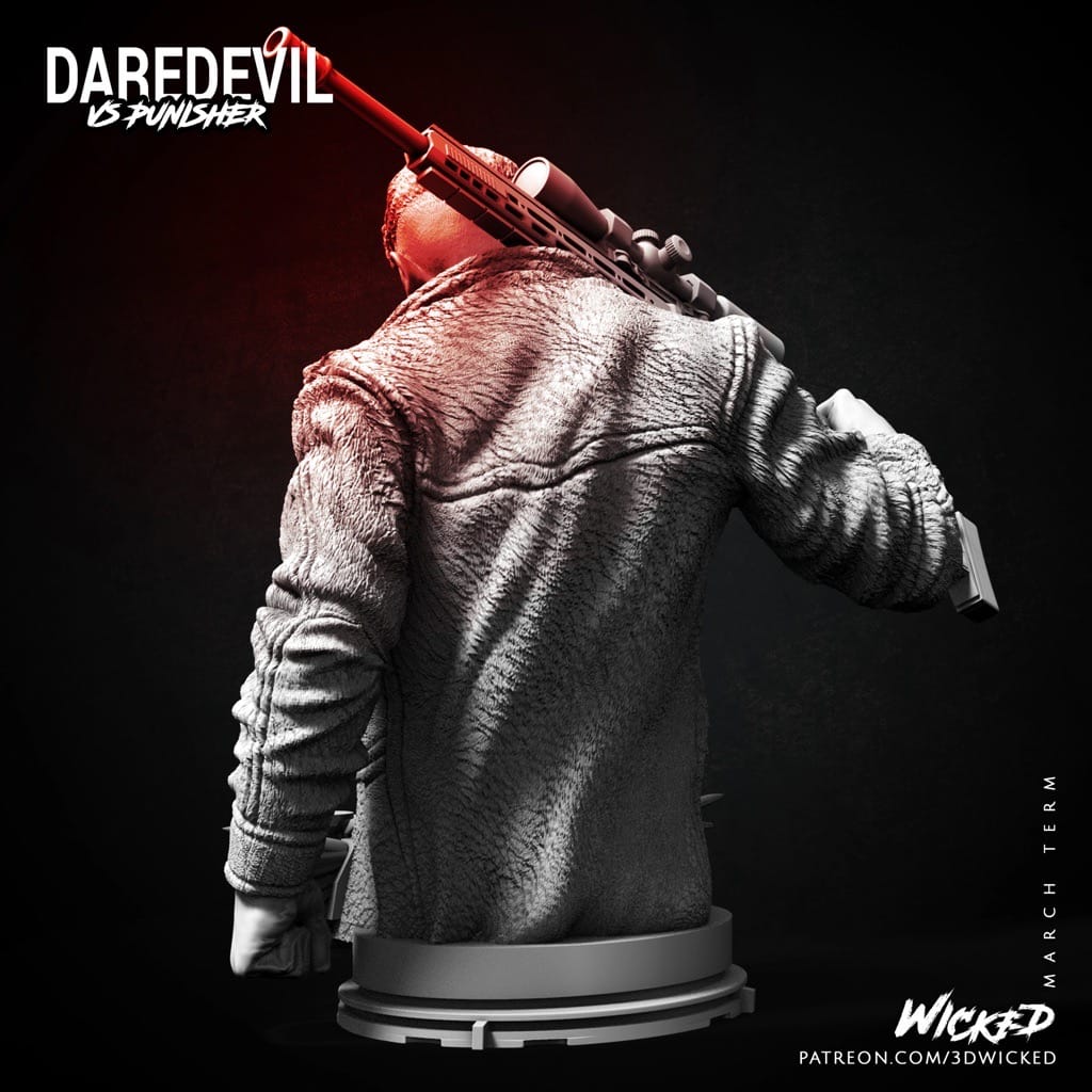 P站图纸印象馆 3DWicked 漫威 惩罚者 3DWicked 漫威 惩罚者