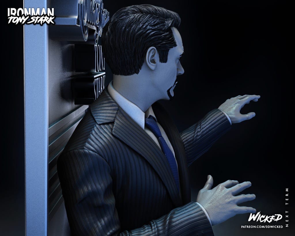 P站图纸印象馆 3DWicked 漫威 钢铁侠 托尼·斯塔克 3DWicked 漫威 钢铁侠 托尼·斯塔克