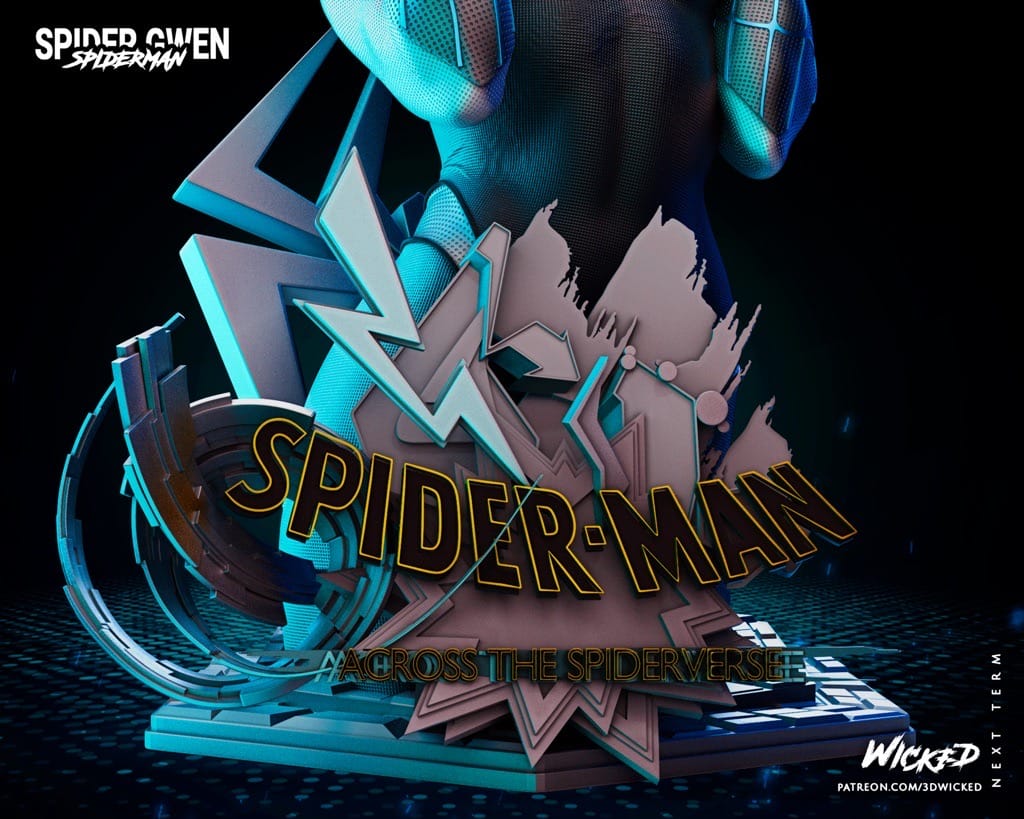 P站图纸印象馆 3DWicked 漫威 蜘蛛侠 蜘蛛格温 3DWicked 漫威 蜘蛛侠 蜘蛛格温