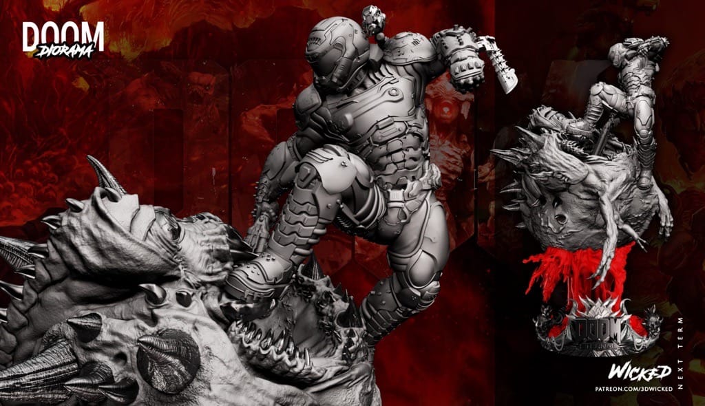 P站图纸印象馆 3DWicked 漫威 毁灭战士 3DWicked 漫威 毁灭战士