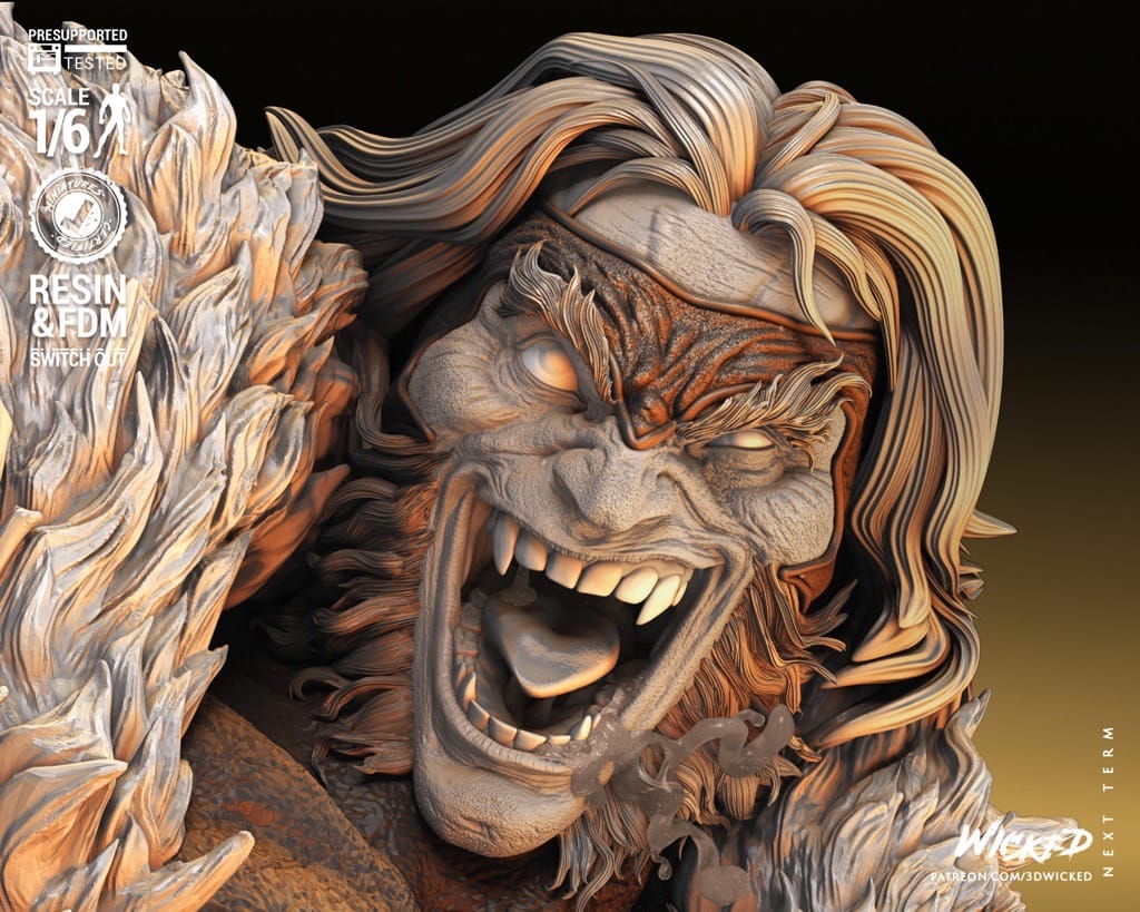 P站图纸印象馆 3DWicked 漫威 X战警 金刚狼对剑齿虎 3DWicked 漫威 X战警 金刚狼对剑齿虎