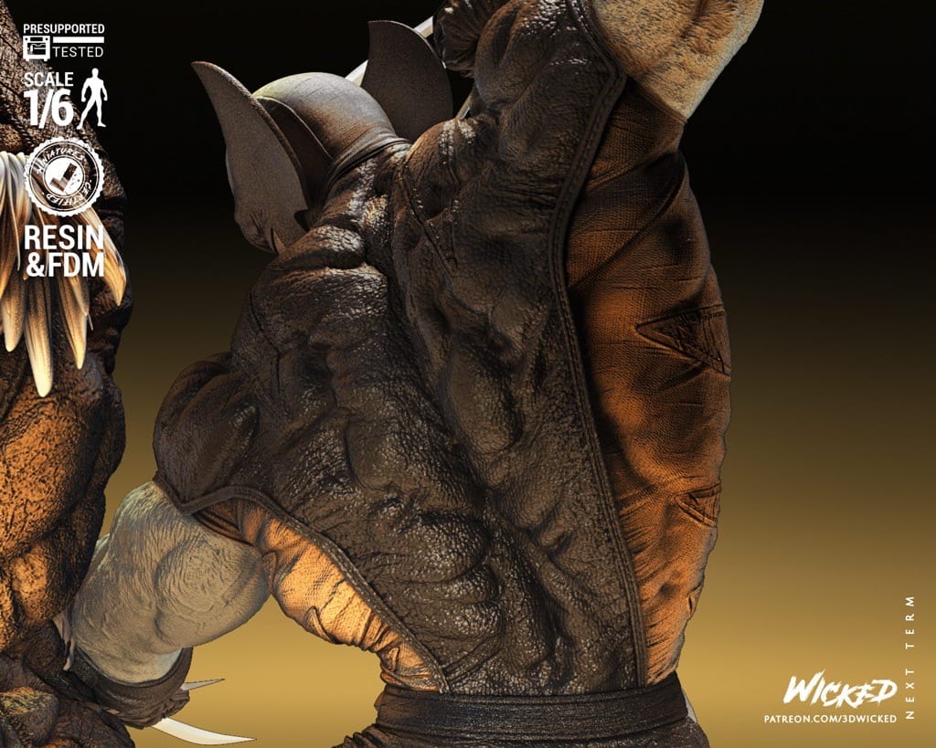 P站图纸印象馆 3DWicked 漫威 X战警 金刚狼对剑齿虎 3DWicked 漫威 X战警 金刚狼对剑齿虎