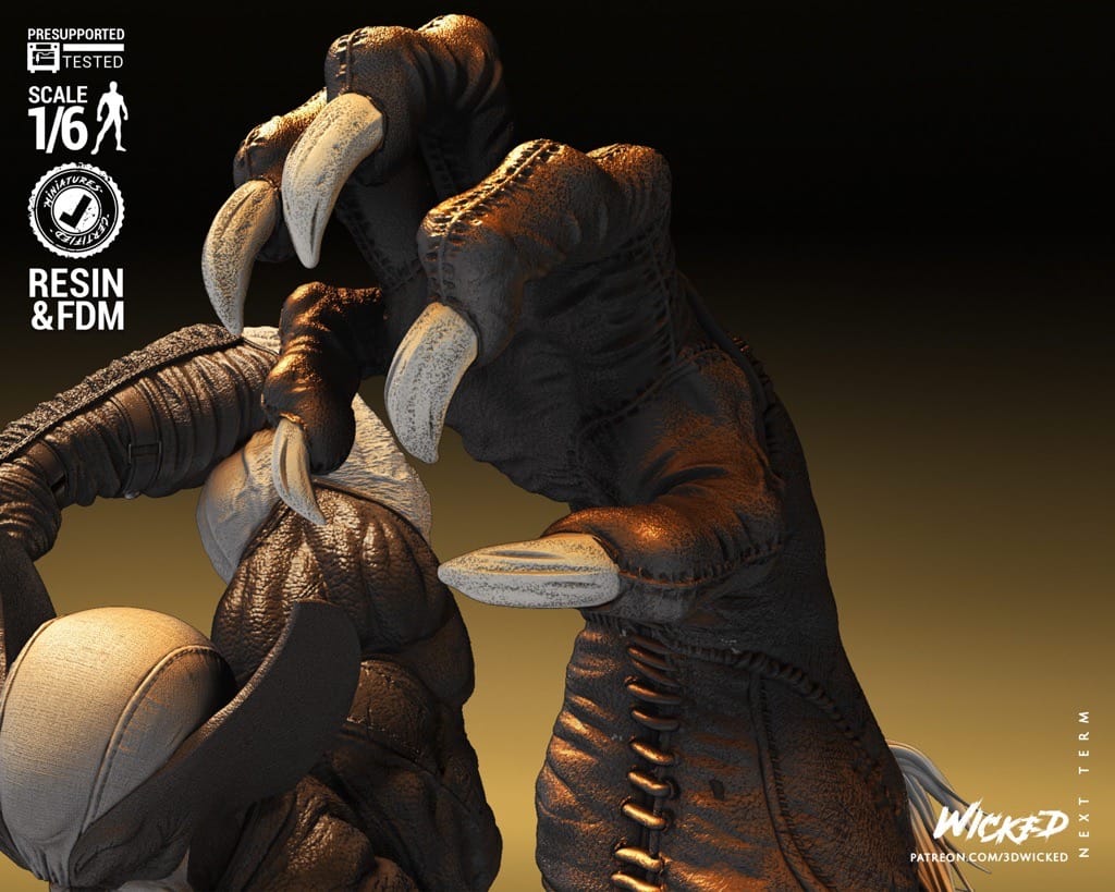 P站图纸印象馆 3DWicked 漫威 X战警 金刚狼对剑齿虎 3DWicked 漫威 X战警 金刚狼对剑齿虎