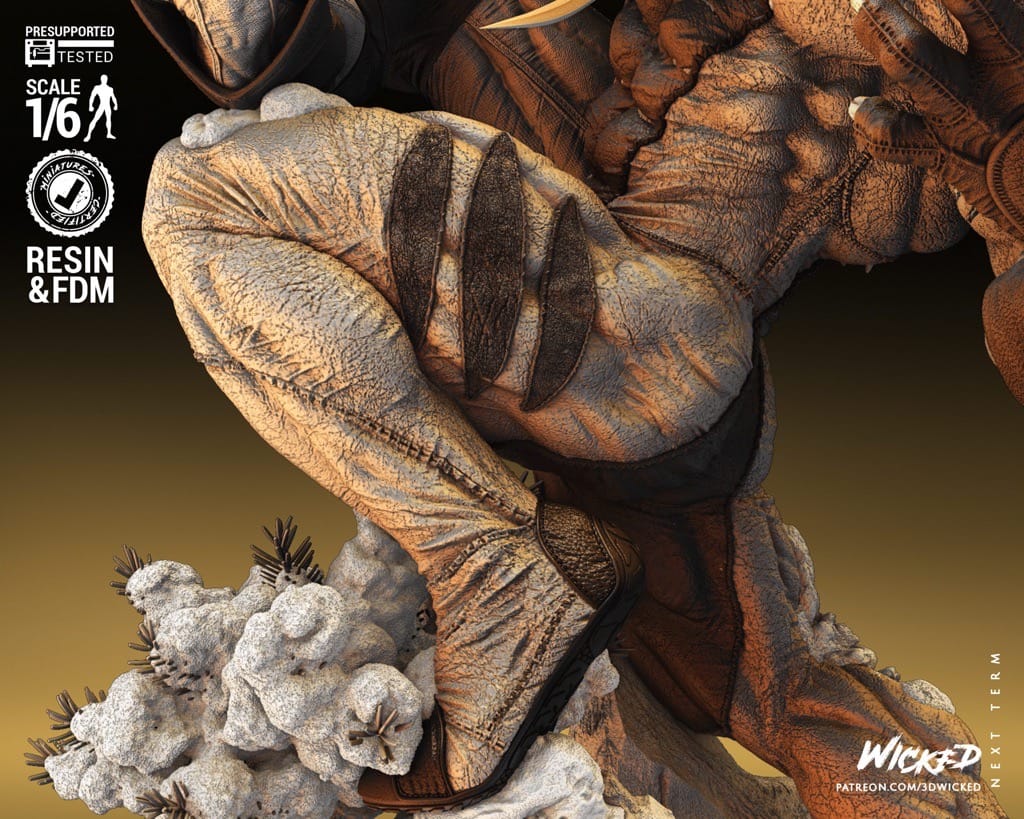 P站图纸印象馆 3DWicked 漫威 X战警 金刚狼对剑齿虎 3DWicked 漫威 X战警 金刚狼对剑齿虎