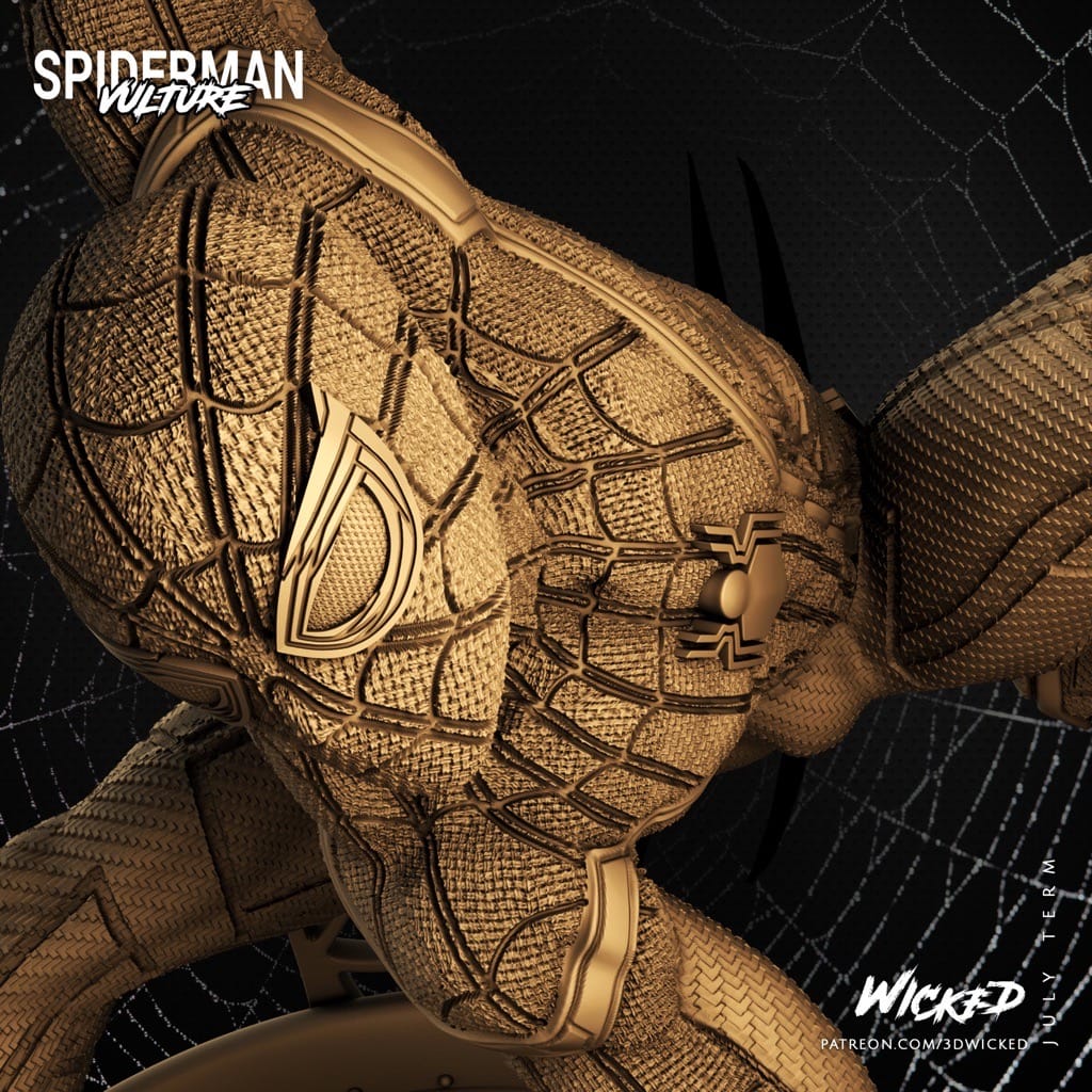 P站图纸印象馆 3DWicked 漫威 蜘蛛侠 3DWicked 漫威 蜘蛛侠