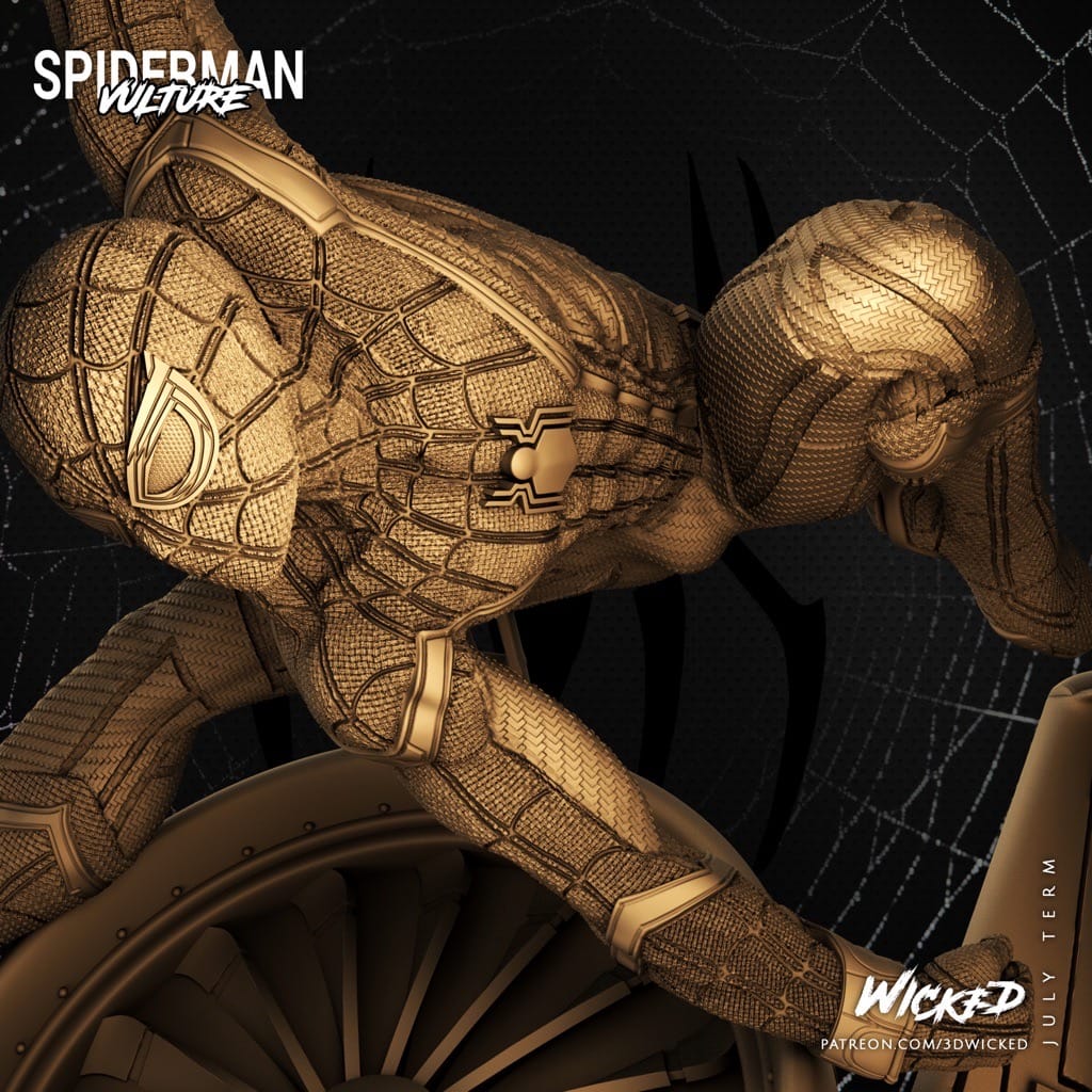 P站图纸印象馆 3DWicked 漫威 蜘蛛侠 3DWicked 漫威 蜘蛛侠