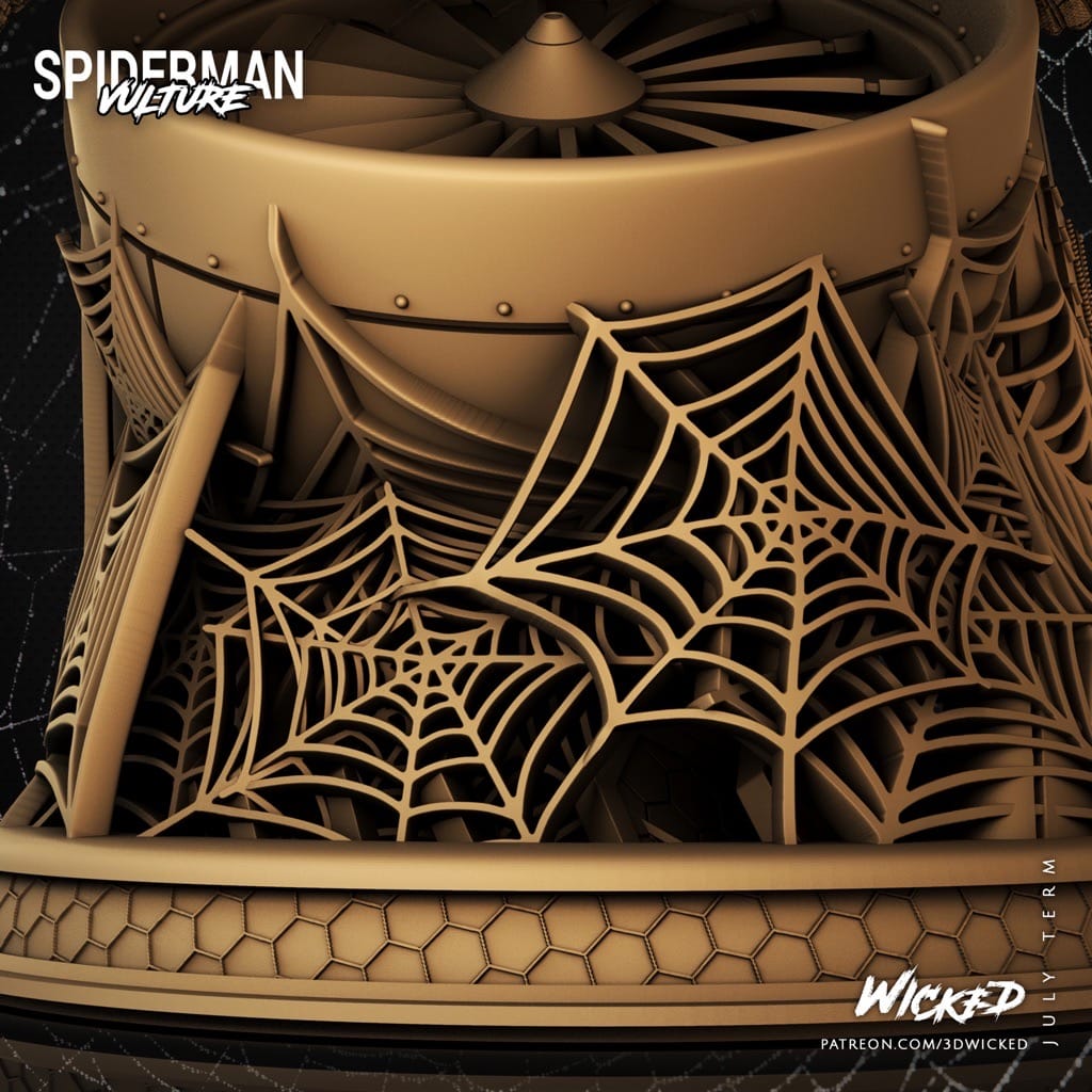 P站图纸印象馆 3DWicked 漫威 蜘蛛侠 3DWicked 漫威 蜘蛛侠