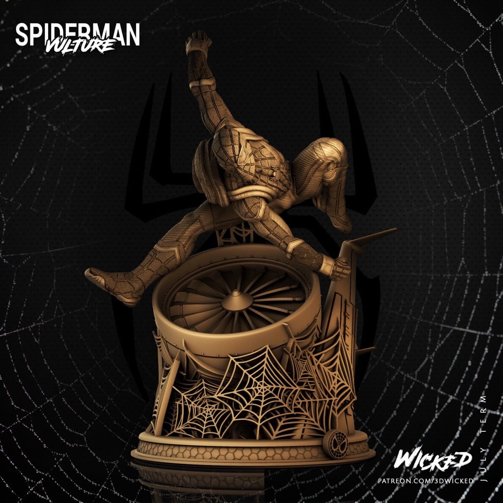 P站图纸印象馆 3DWicked 漫威 蜘蛛侠 3DWicked 漫威 蜘蛛侠