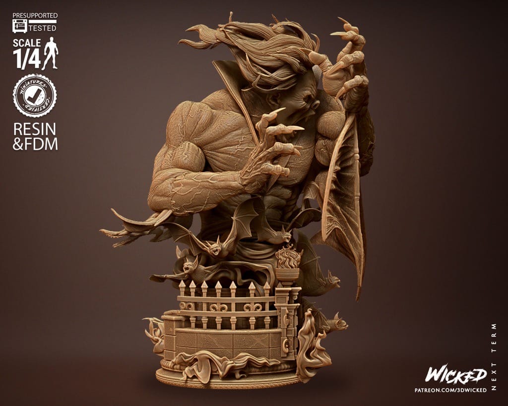 P站图纸印象馆 3DWicked 漫威 莫比亚斯 3DWicked 漫威 莫比亚斯