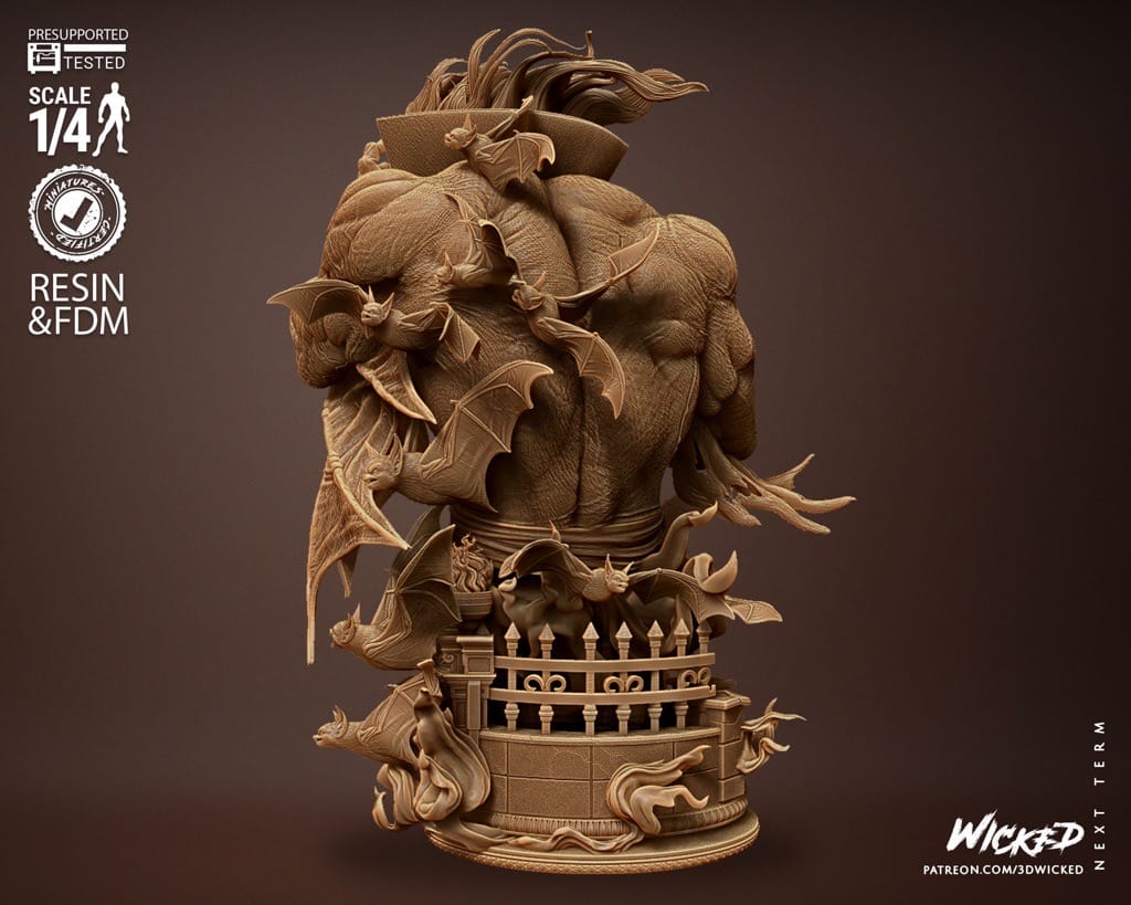 P站图纸印象馆 3DWicked 漫威 莫比亚斯 3DWicked 漫威 莫比亚斯