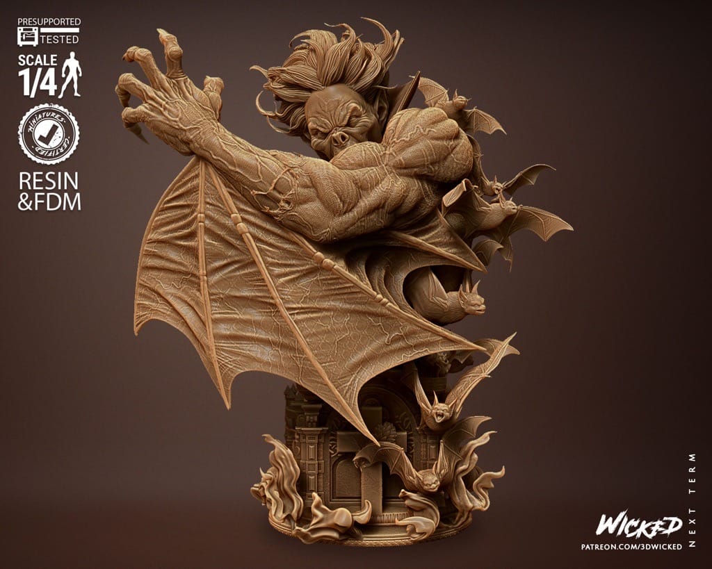 P站图纸印象馆 3DWicked 漫威 莫比亚斯 3DWicked 漫威 莫比亚斯