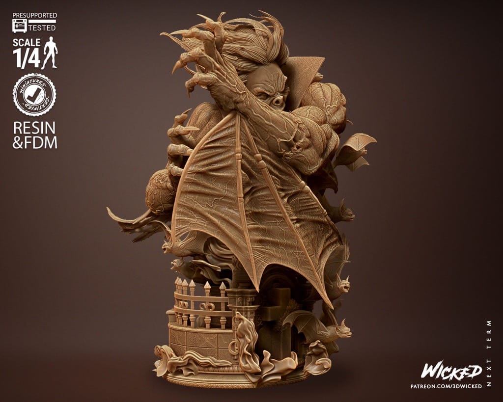 P站图纸印象馆 3DWicked 漫威 莫比亚斯 3DWicked 漫威 莫比亚斯