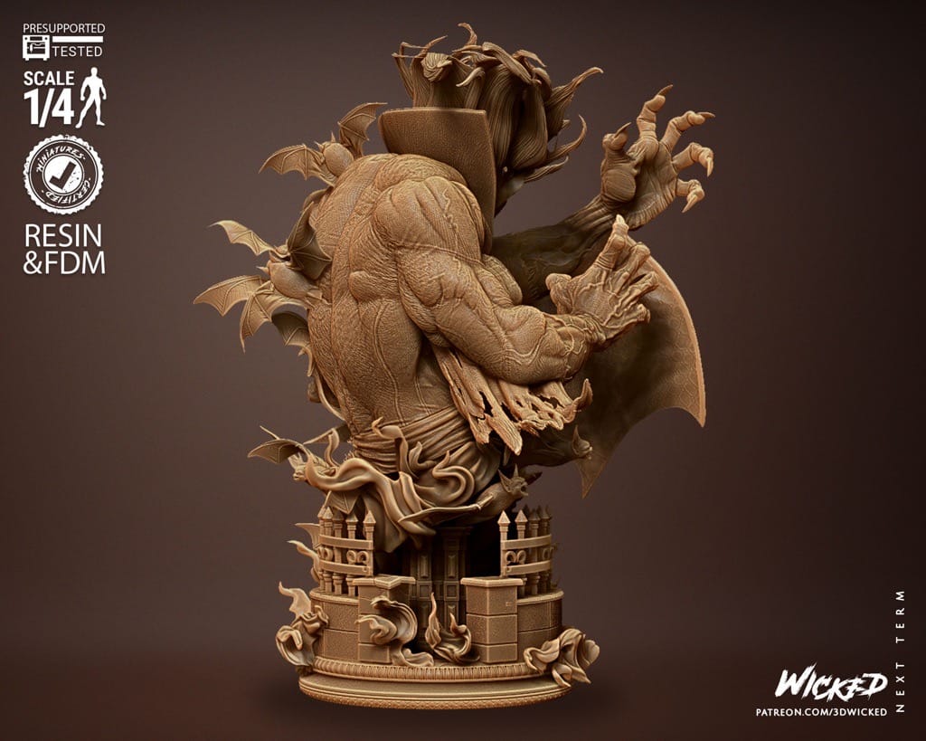 P站图纸印象馆 3DWicked 漫威 莫比亚斯 3DWicked 漫威 莫比亚斯