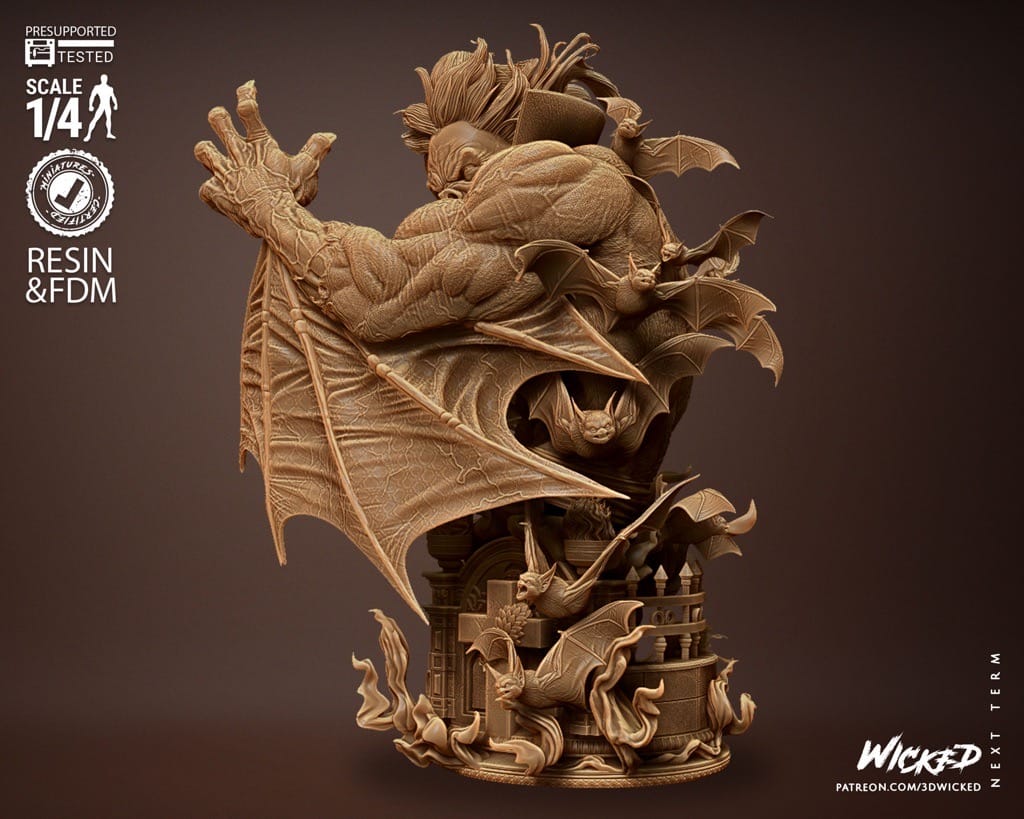 P站图纸印象馆 3DWicked 漫威 莫比亚斯 3DWicked 漫威 莫比亚斯