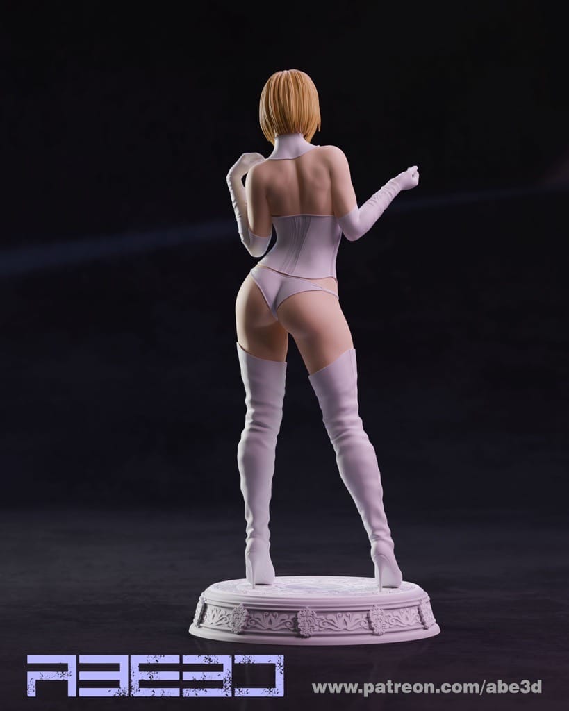 P站图纸印象馆 ABE3D 漫威 X战警 白王后 ABE3D 漫威 X战警 白王后