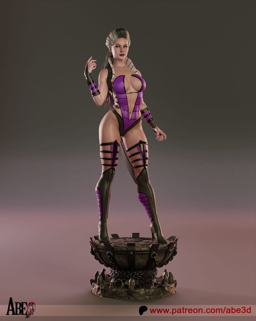 P站图纸印象馆 ABE3D 真人快打 邪恶女王 ABE3D 真人快打 邪恶女王