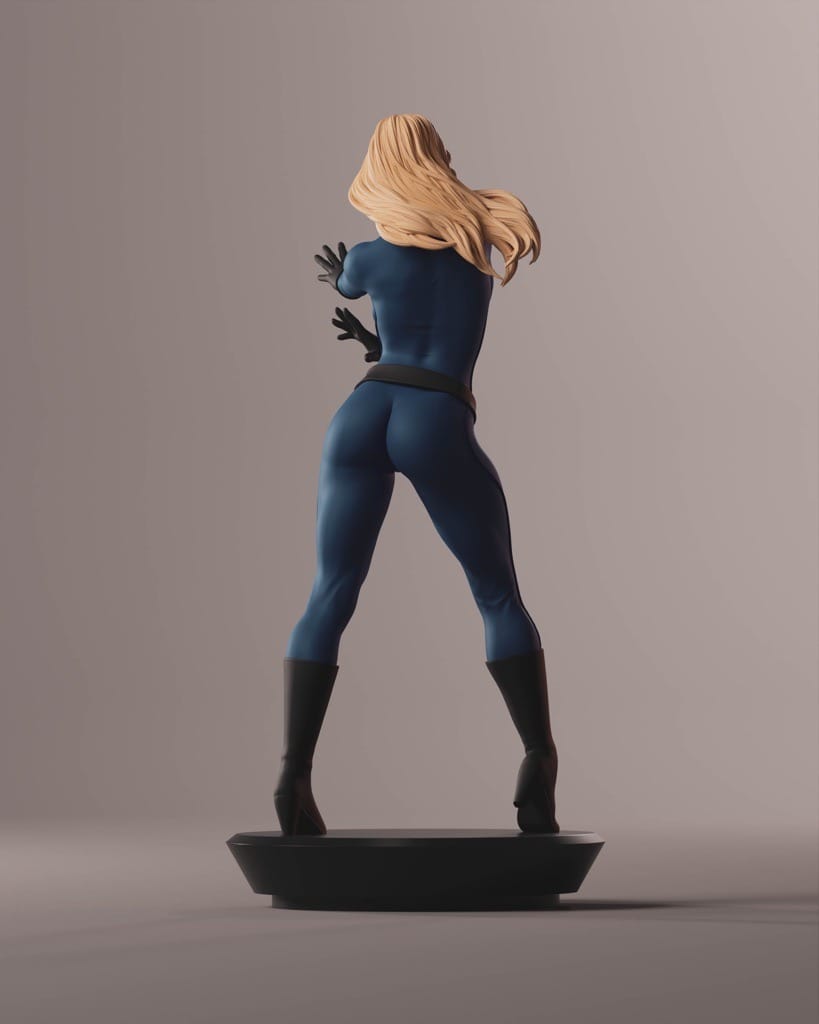 P站图纸印象馆 ABE3D 漫威 神奇四侠 隐形女侠 ABE3D 漫威 神奇四侠 隐形女侠