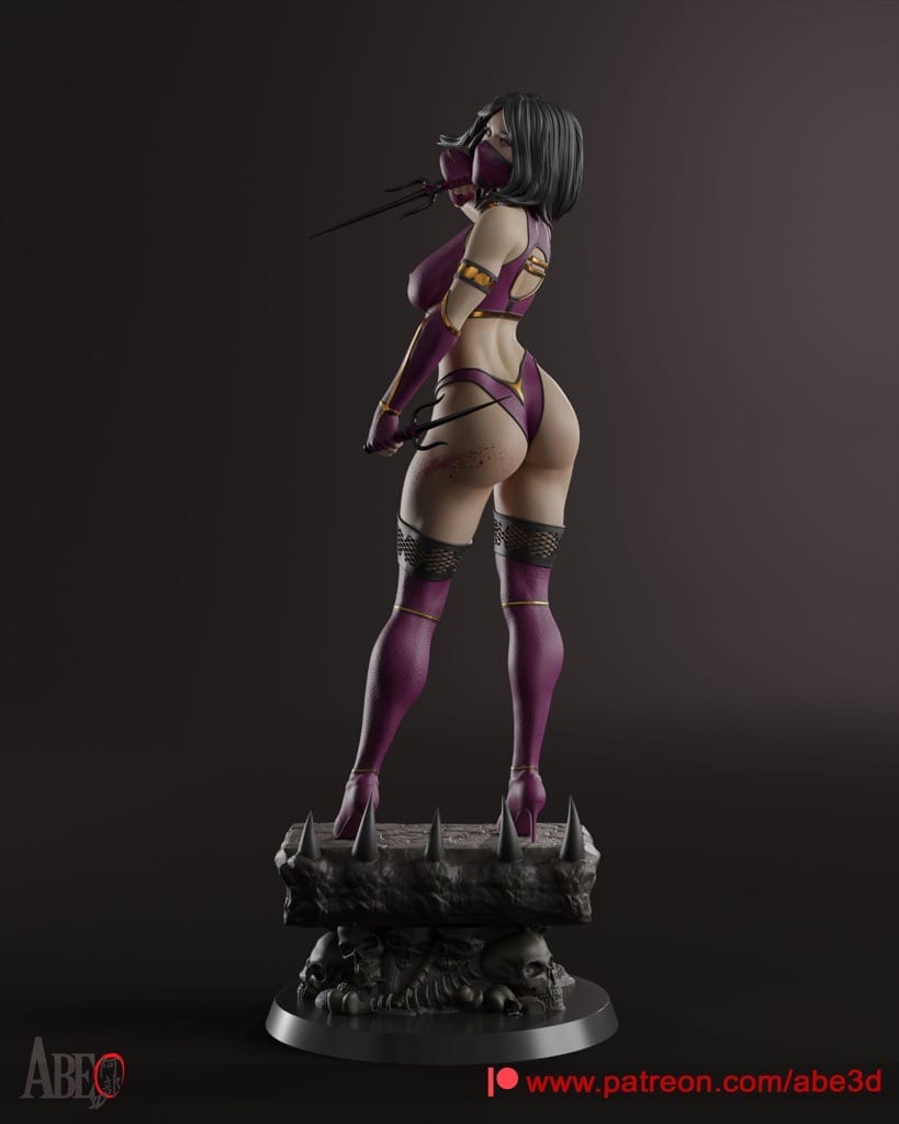 P站图纸印象馆 ABE3D 真人快打 美莲娜 ABE3D 真人快打 美莲娜