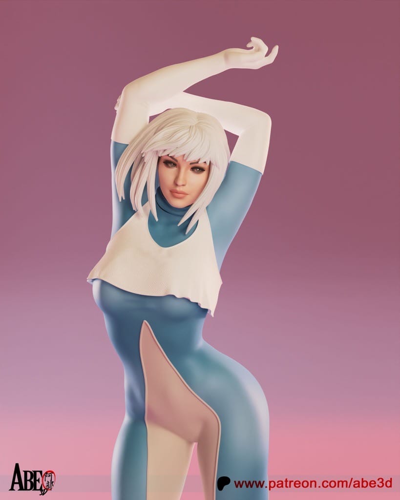 P站图纸印象馆 ABE3D 漫威 X战警 冰人 ABE3D 漫威 X战警 冰人