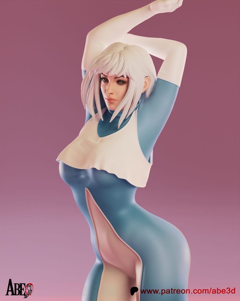 P站图纸印象馆 ABE3D 漫威 X战警 冰人 ABE3D 漫威 X战警 冰人