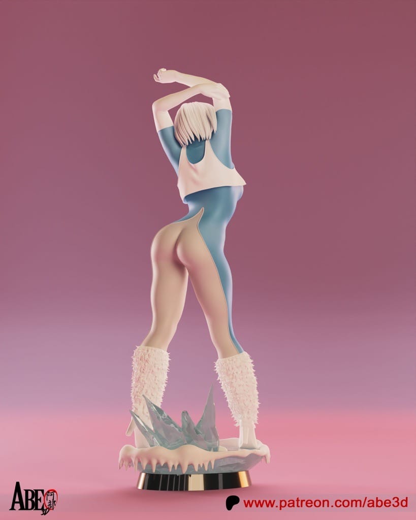 P站图纸印象馆 ABE3D 漫威 X战警 冰人 ABE3D 漫威 X战警 冰人