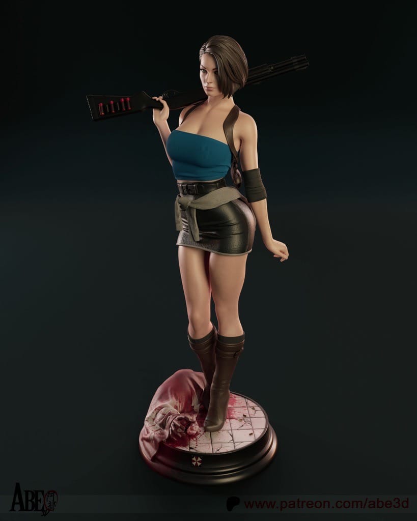 P站图纸印象馆 ABE3D 生化危机 吉尔·瓦伦蒂安 ABE3D 生化危机 吉尔·瓦伦蒂安