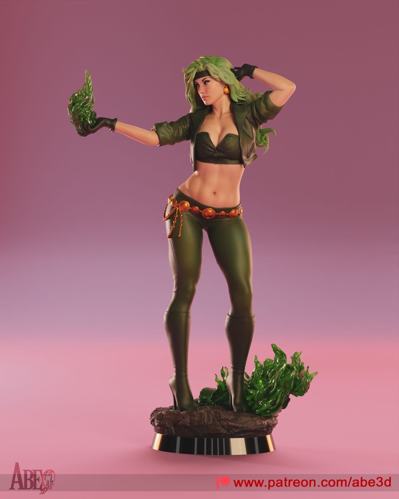 P站图纸印象馆 ABE3D DC漫画 烈火 ABE3D DC漫画 烈火