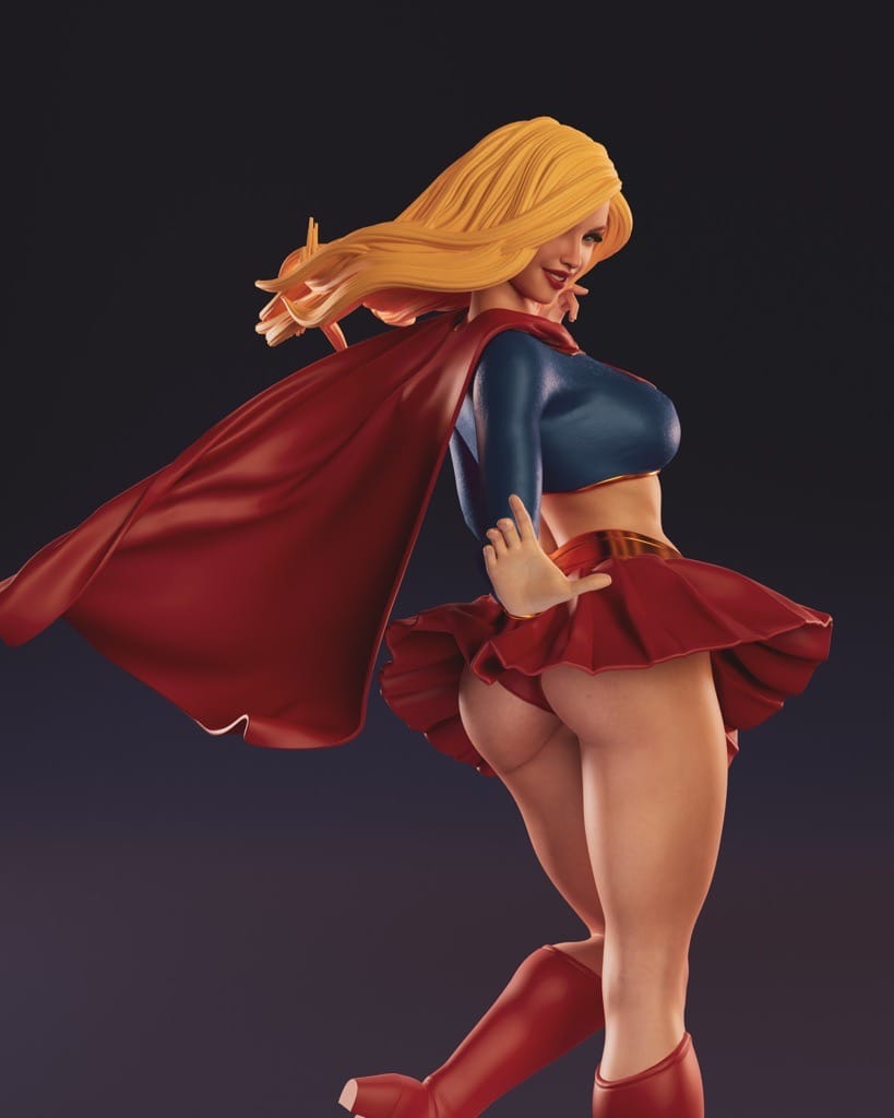 P站图纸印象馆 ABE3D DC漫画 女超人 ABE3D DC漫画 女超人