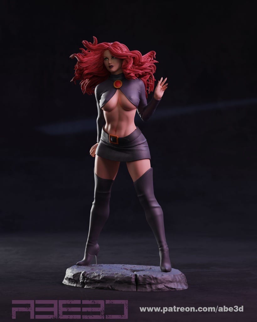 P站图纸印象馆 ABE3D 漫威 X战警 红皇后 ABE3D 漫威 X战警 红皇后