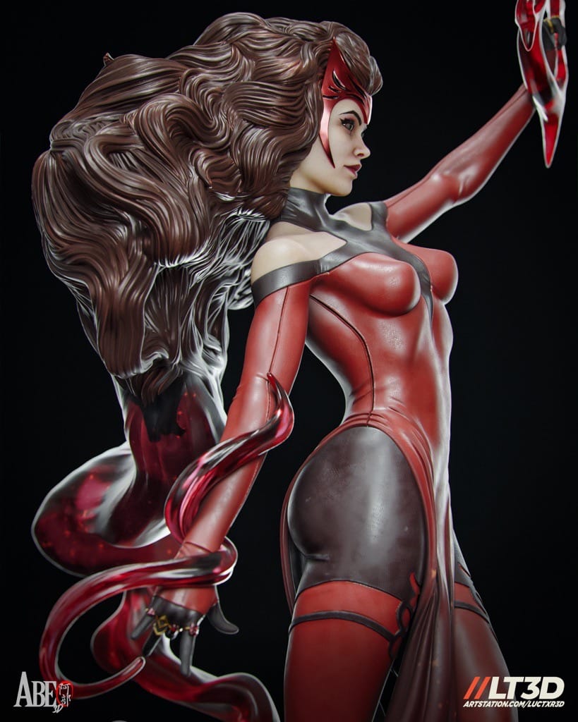 P站图纸印象馆 ABE3D 漫威 X战警 绯红女巫 ABE3D 漫威 X战警 绯红女巫