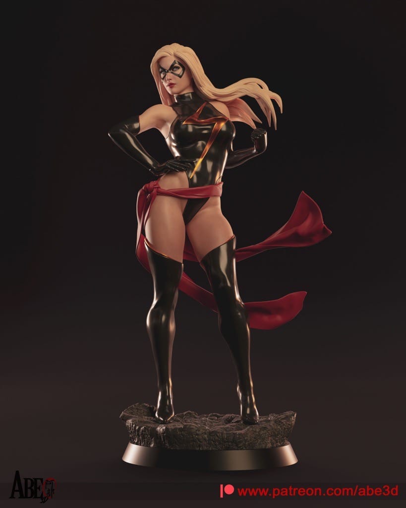 P站图纸印象馆 ABE3D 漫威 复联 惊奇队长 ABE3D 漫威 复联 惊奇队长