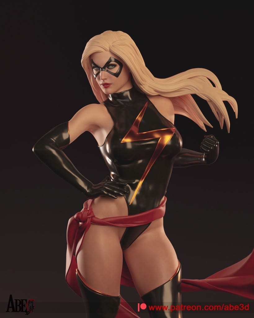 P站图纸印象馆 ABE3D 漫威 复联 惊奇队长 ABE3D 漫威 复联 惊奇队长