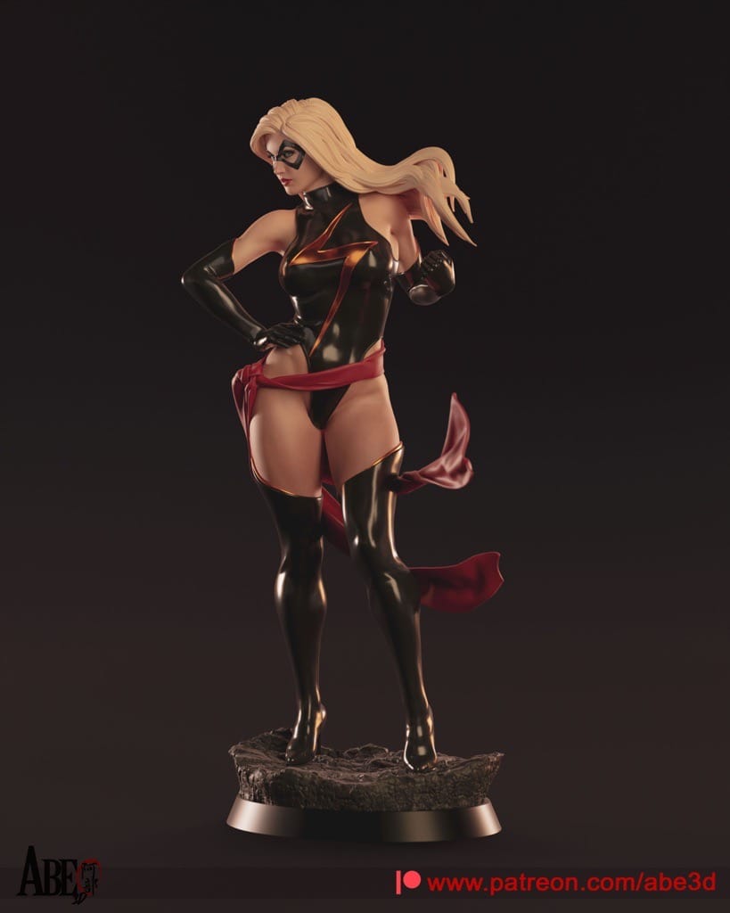 P站图纸印象馆 ABE3D 漫威 复联 惊奇队长 ABE3D 漫威 复联 惊奇队长