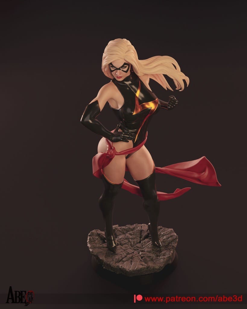 P站图纸印象馆 ABE3D 漫威 复联 惊奇队长 ABE3D 漫威 复联 惊奇队长