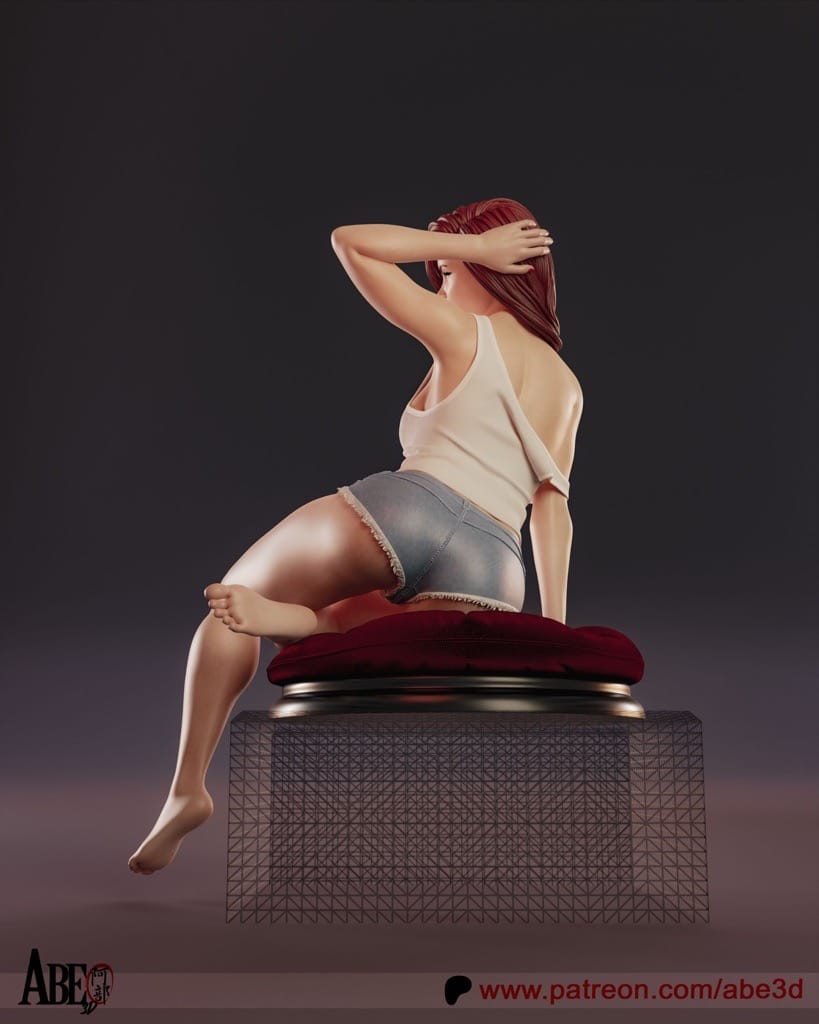 P站图纸印象馆 ABE3D 漫威 蜘蛛侠 玛丽·简 ABE3D 漫威 蜘蛛侠 玛丽·简