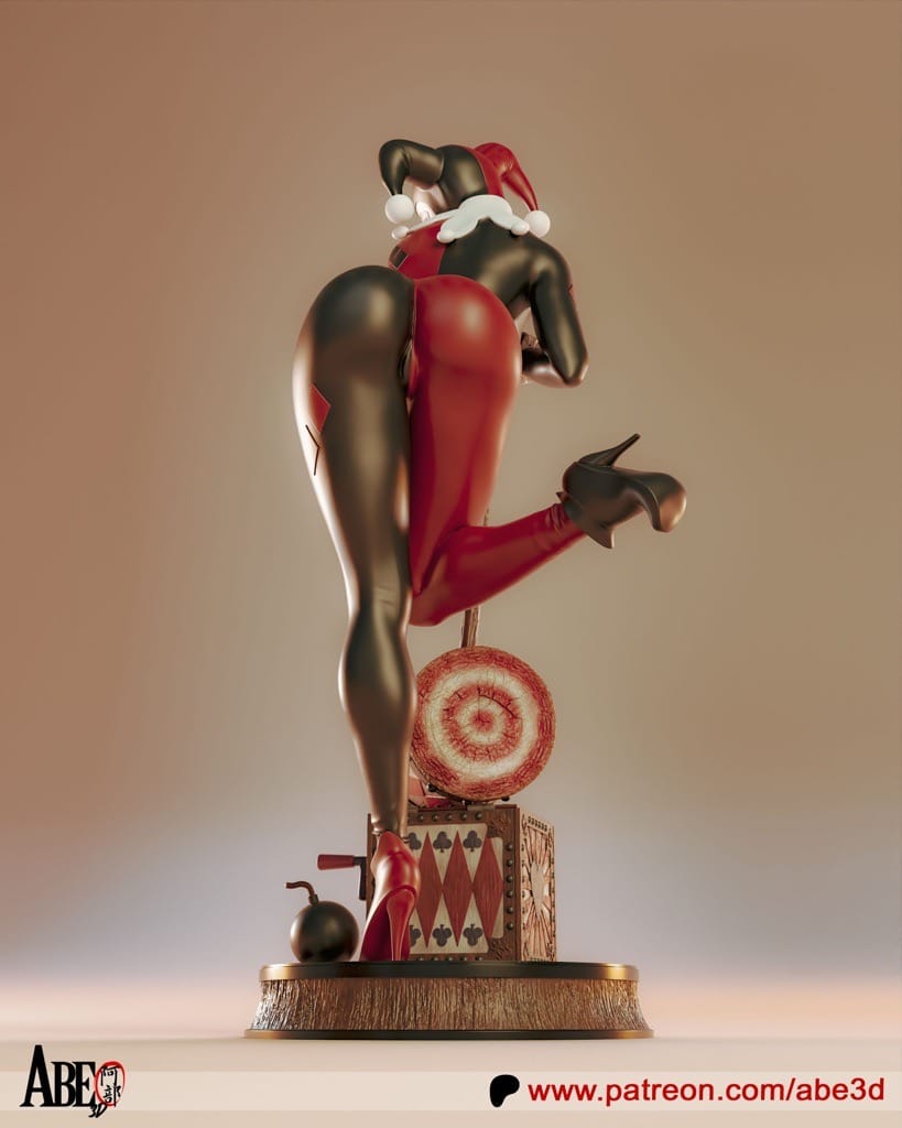 P站图纸印象馆 ABE3D DC漫画 哈莉·奎茵 ABE3D DC漫画 哈莉·奎茵