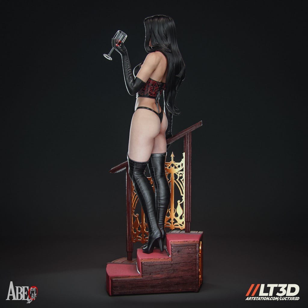 P站图纸印象馆 ABE3D 漫威 X战警 黑皇后 ABE3D 漫威 X战警 黑皇后