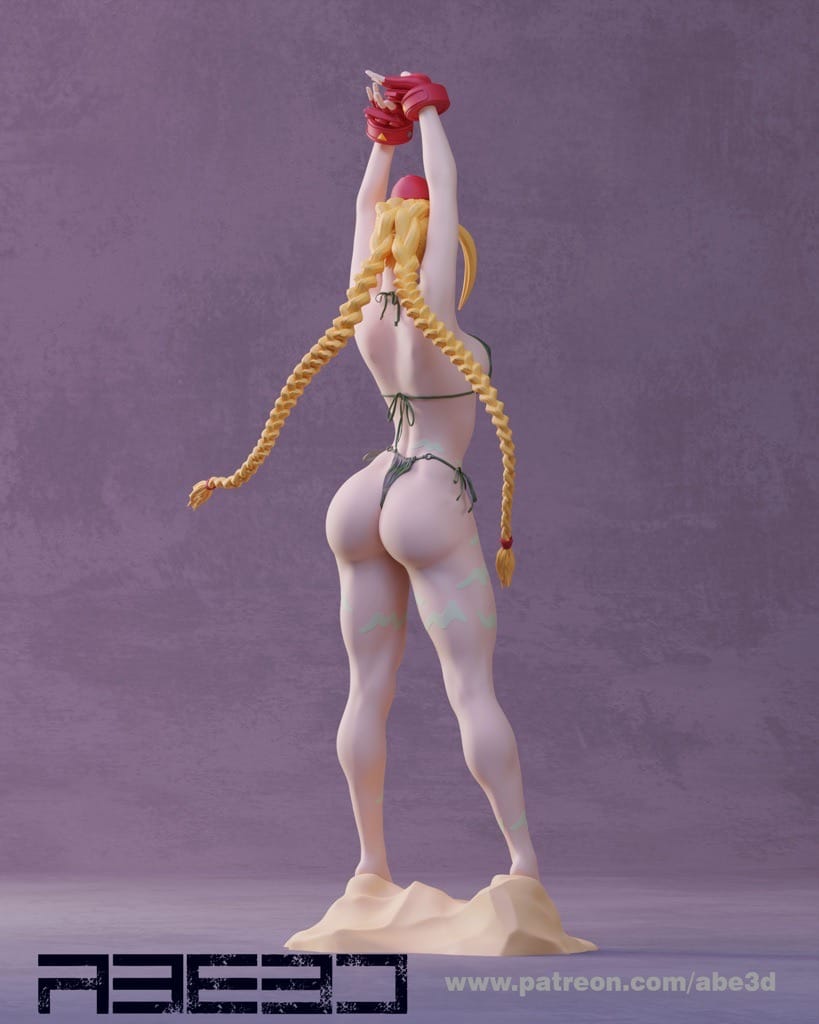 P站图纸印象馆 ABE3D 街头霸王 穿着比基尼的嘉米 ABE3D 街头霸王 穿着比基尼的嘉米