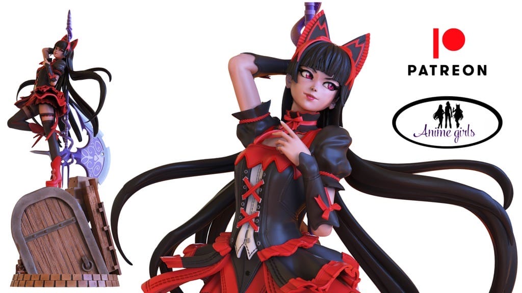 P站图纸印象馆 ANIME GIRLS 奇幻自卫队 萝莉·麦丘利 ANIME GIRLS 奇幻自卫队 萝莉·麦丘利