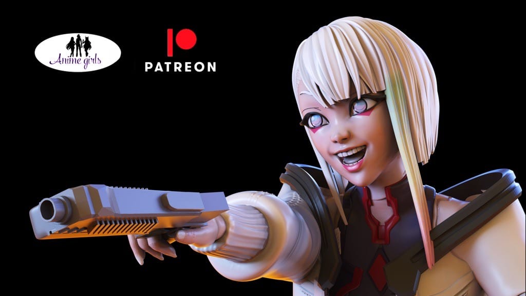 P站图纸印象馆 ANIME GIRLS 边缘行者 露西 ANIME GIRLS 边缘行者 露西