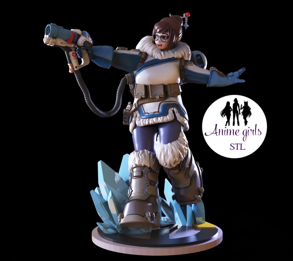 P站图纸印象馆 ANIME GIRLS 守望先锋 周美灵 ANIME GIRLS 守望先锋 周美灵