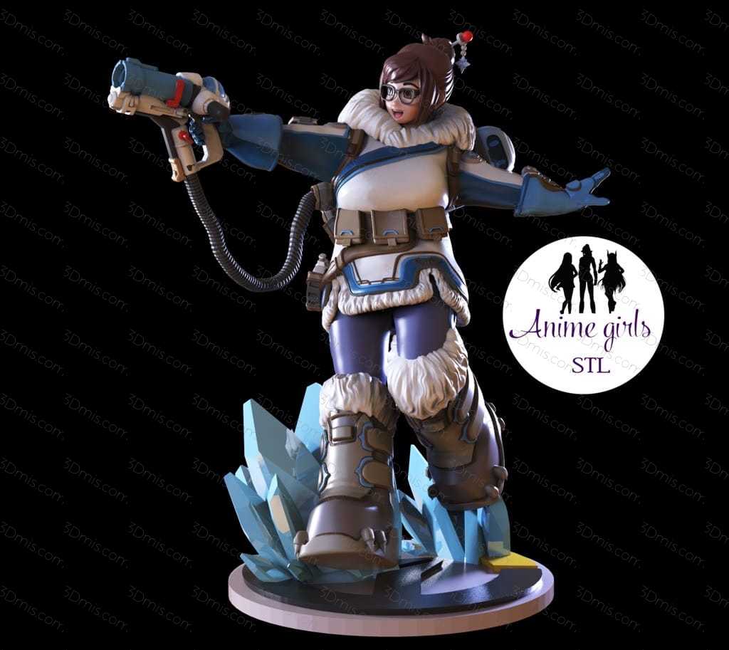 ANIME GIRLS 守望先锋 周美灵