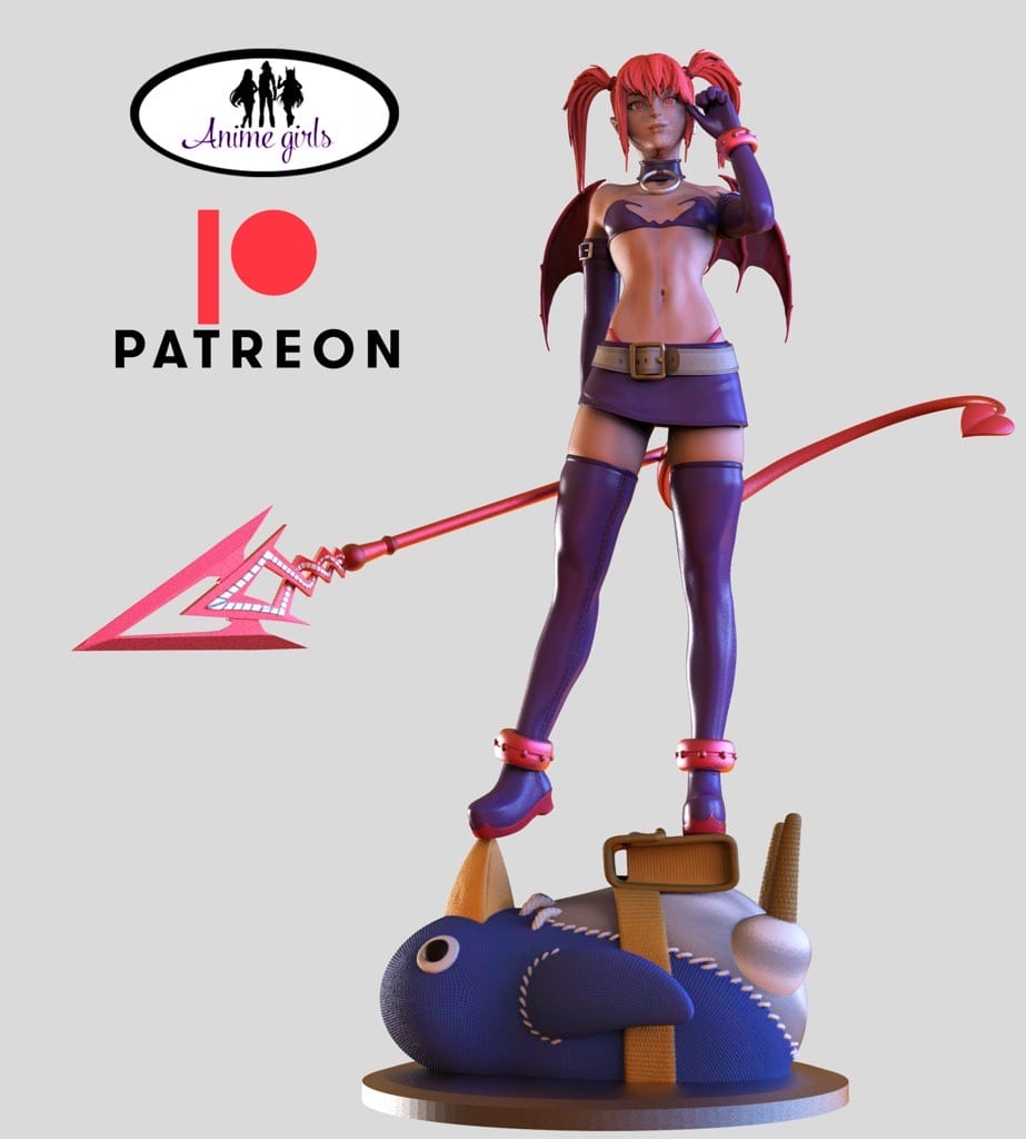 P站图纸印象馆 ANIME GIRLS 魔界战记 艾多娜 ANIME GIRLS 魔界战记 艾多娜